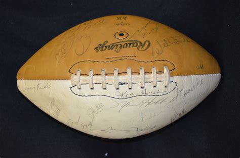 Lot Detail 1970 Pro Bowl Team Signed Football 36 Signatures
