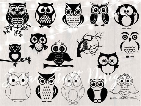 Download Owl svg bundle owl silhouette svg owl clipartdxfpng | Etsy