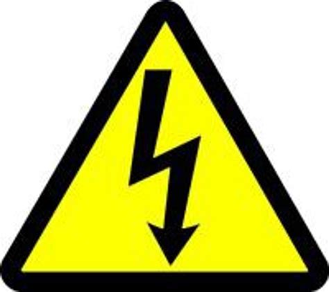 Electric Voltage Hazard Iso Triangle Hazard Symbol