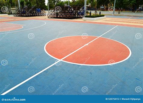 Basketball Field Stock Image Image Of Activity Collyseum 52075415