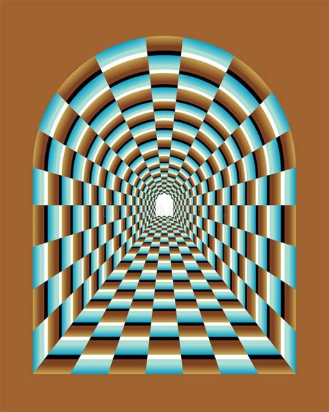 Abstract Tunnel Illusion Stock Vector Illustration Of Motion 40398120