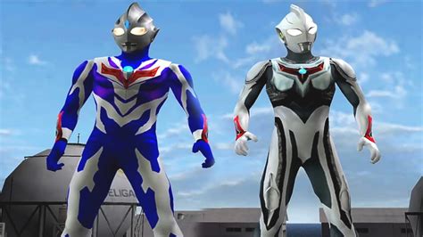 Ultraman Nexus Junis Blue And Ultraman Nexus Tag Team ウルトラマン Fe3 Youtube