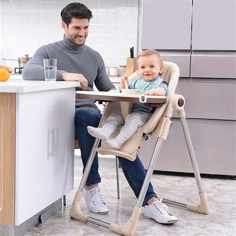 New Hot Best Selling Folding High Chair Baby Lunch Feeding Chairs Belt