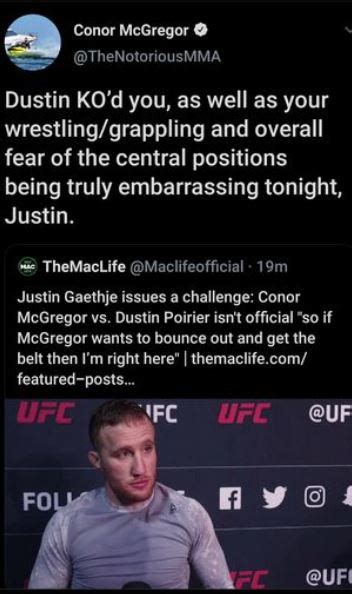 conor mcgregor responds to challenge truly embarrassing