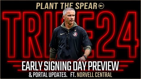 Fsu Football Early Signing Day Preview And Portal Updates Ft Norvell