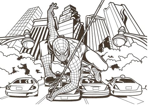 Spiderman coloring page for your kid download print. SPIDERMAN COLORING: PRINTABLE SPIDERMAN COLORING PICTURES