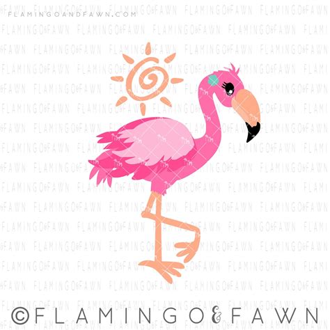 Flamingo Svg Summer Svg Beach Svg Beach Svg Files Flamingo Etsy Ireland