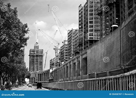 City Under Construction Stock Image Image Of Brown Concrete 20458787