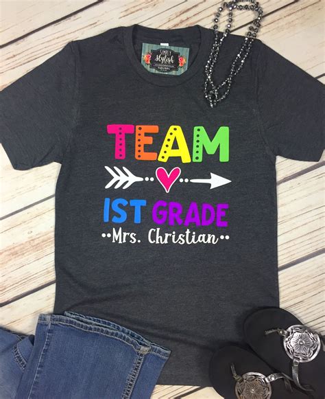 Teacher Shirt Back To School Shirt Teacher Team Shirt Personalized