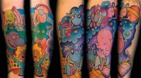 Tattoos Of 90s Cartoons That Are Just As Awesome As They Are Nostalgic