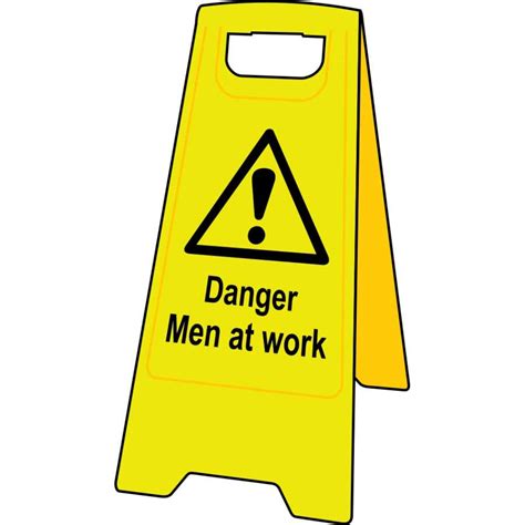 Danger Men At Work Floor Safety Sign Ese Direct