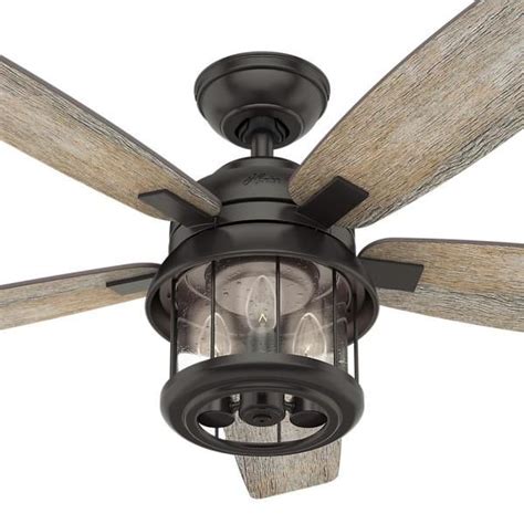 Also, be sure to look closely at our exclusive ceiling fan performance graphs. Hunter Coral Bay 52 in. LED Indoor/Outdoor Noble Bronze ...