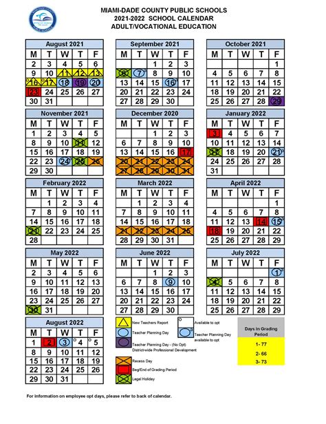 Miami Dade Calendar Fall 2022 January Calendar 2022