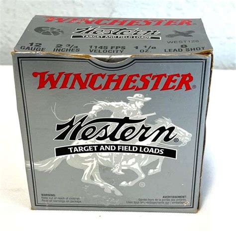Winchester Western Target Game Loads Gauge Shot Shells Box Of
