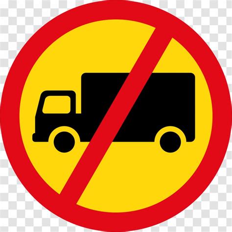 Prohibitory Traffic Sign Truck Road Signage Signal Transparent Png