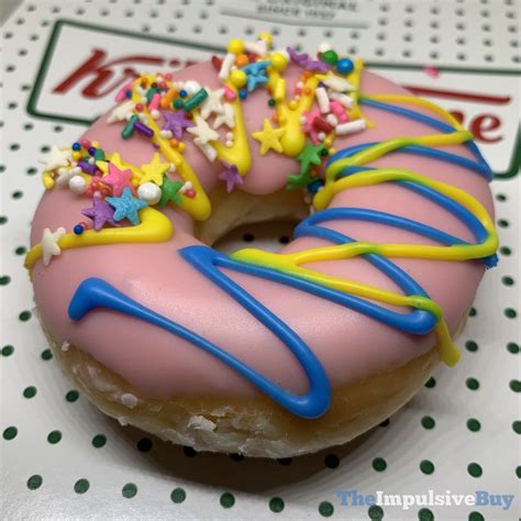 REVIEW: Krispy Kreme Original Filled Birthday Batter Doughnut - The 