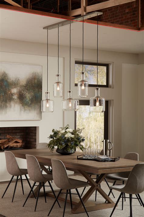 Modern Rustic Dining Room Light Fixtures Perfect Photo Source