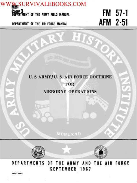 1967 Us Army Vietnam War Us Army Usair Force Doctrine For