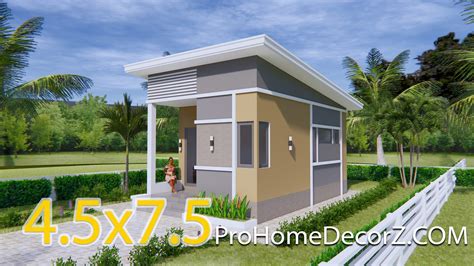 Small Luxury Homes 45x75 With Shed Roof Pro Home Decorz