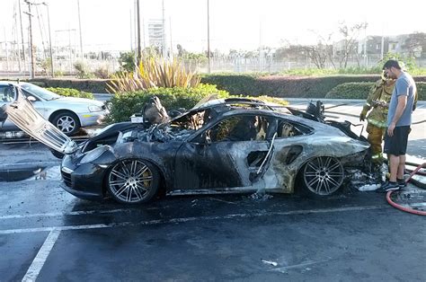 Watch This 200000 2014 Porsche Turbo 911 S Burn To The Ground Hot