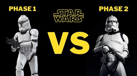 Phase 1 Vs Phase 2 Clone Trooper Armor Youtube