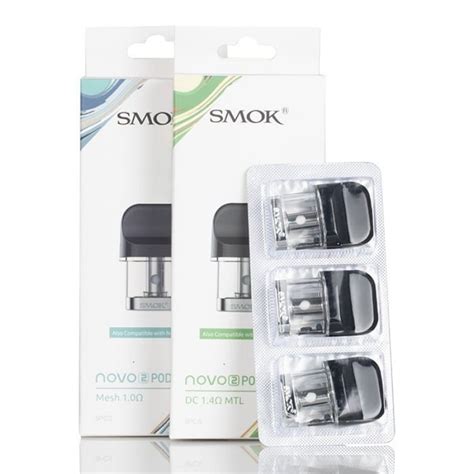 Smok Novo 2 Pods Replacement Coils Cartridge Pack Of 3 X 14 Ohm Mtl
