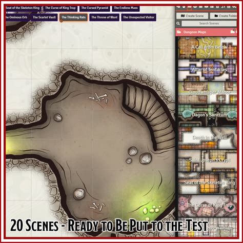 Elven Tower Dungeon Map Pack 2 Foundry Virtual Tabletop