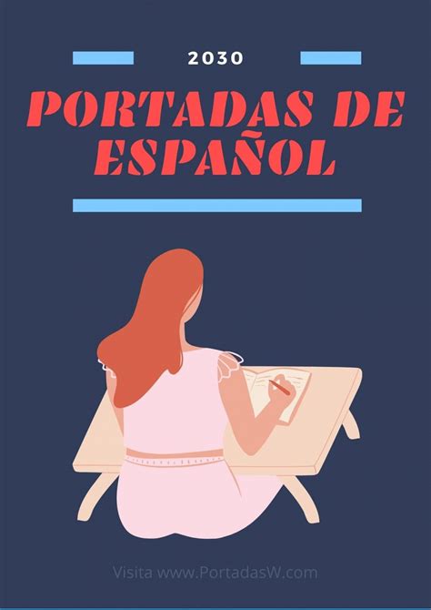 ᐅ Portada Formal de Español para Secundaria en Word