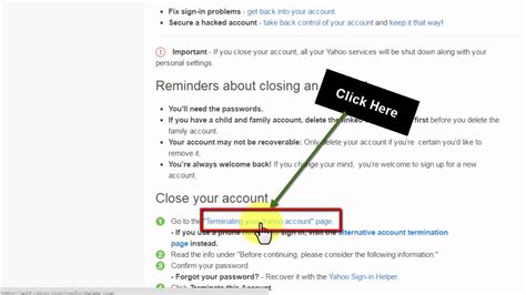 After you submit, you would get a response within 12 hours with adequate information on how to complete the process of closing your account. How To Delete Yahoo Account Permanently - YouTube