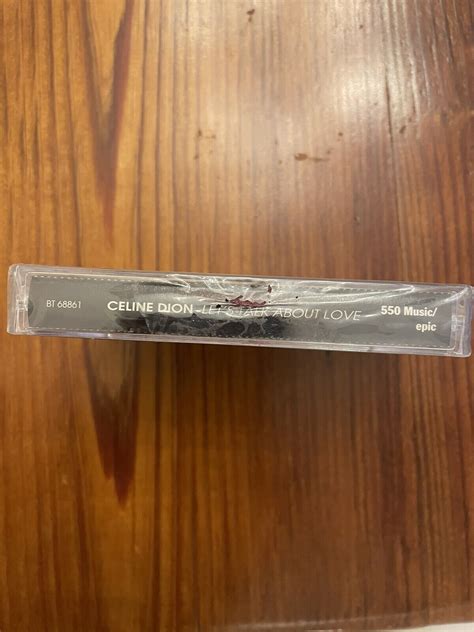 Celine Dion Lets Talk About Love Cassette Bt 68861 Nov 1997 Usa