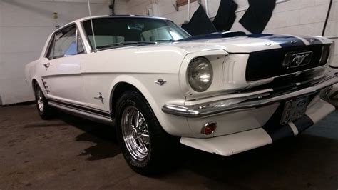 1966 Ford Mustang Racing Stripes 289 Engine 4 Speed Stock 53738wa