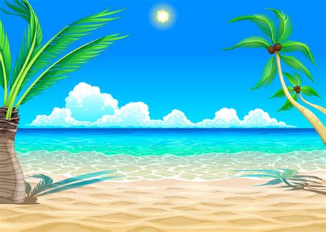 10227 Best Cartoon Beach Scene Images Stock Photos And Vectors Adobe