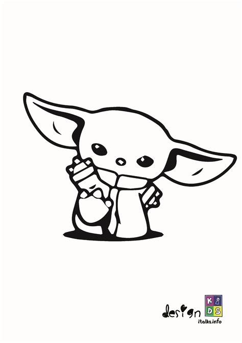 Free Printable Baby Yoda Coloring Pages | 101 Coloring Pages