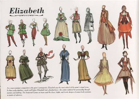 Elizabeths Clothing Concept Art Alternate Outfit Dlc Please