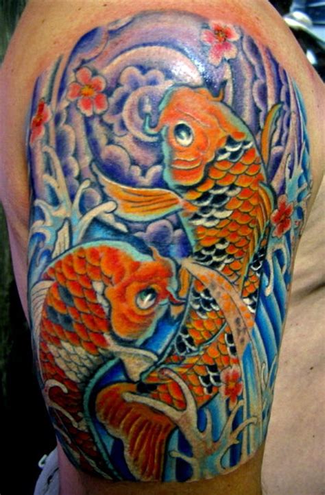 Color Ink Asian Koi Fish Tattoo Design Tattoos Book 65000 Tattoos