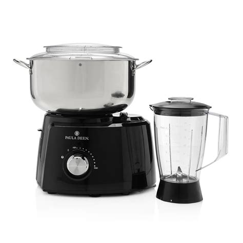 In a large bowl, combine oil, sugar, and eggs; Paula Deen 1000W Standless Mixer & Blending Station ...