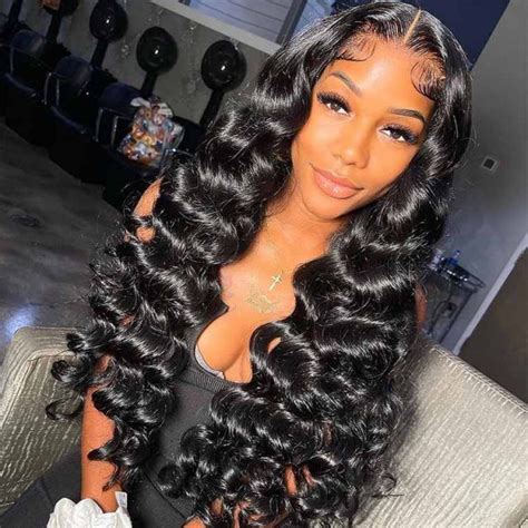 Loose Curl Lace Front Wigs Wand Curls Loose Wave Wig Wigginshair