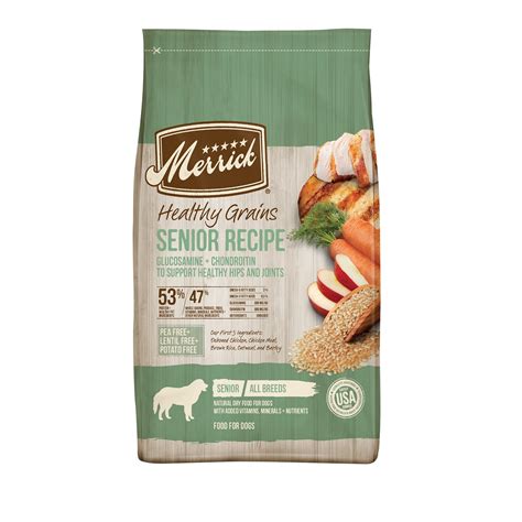 Merrick Healthy Grains Senior Recipe Dry Dog Food 4 Lbs Petco