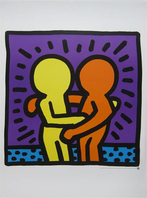 Keith Haring Untitled 1987 Offset Lithograph Poster