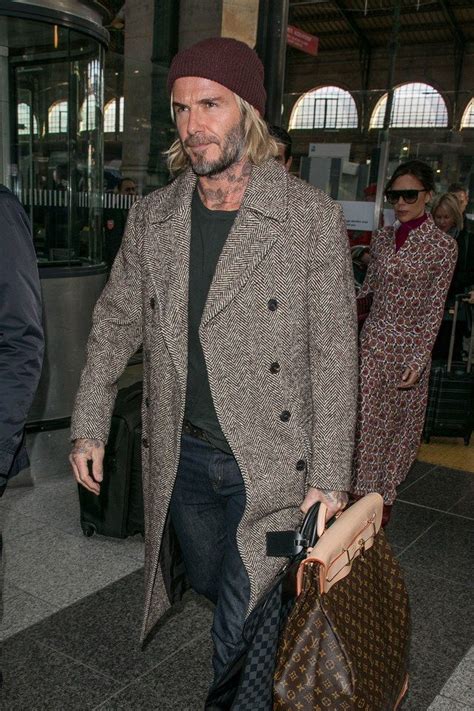 David Beckham Channels Kurt Cobain With A Grunge Hair Moment In Paris