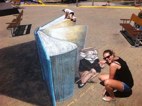 40 Stunning Examples Of 3d Chalk Drawings Pavement Art Street