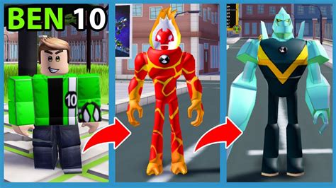 I Became Ben 10 In Roblox Youtube