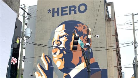 John Lewis Hero Mural Downtown Atlanta Ga