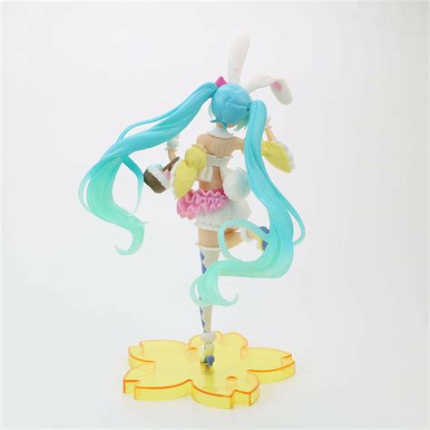 Vocaloid Hatsune Miku Easter Rabbit Ear Girl Bunny Dress Action Figure