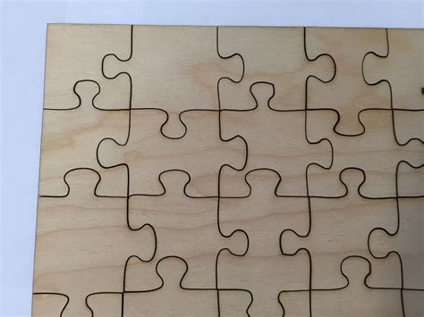 40cm X 40cm 100 Piece Blank Wooden Jigsaw Puzzle Blank