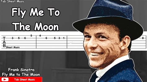 Frank Sinatra Fly Me To The Moon Guitar Tutorial Tab Sheet Music