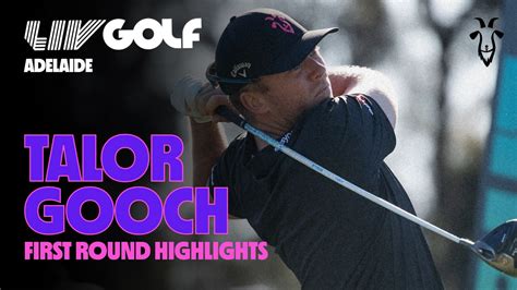 Talor Gooch Highlights From His First Round At Liv Golf Adelaide