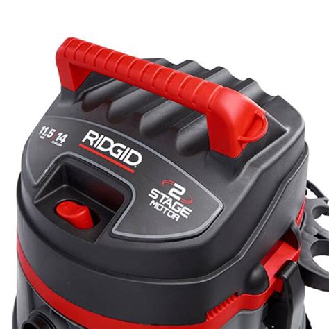 Ridgid 14 Gallon 2 Stage Hepa Commercial Wetdry Shop Vacuum With