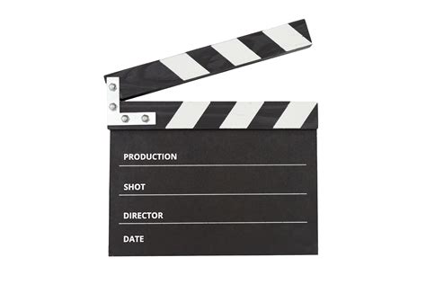 Black Clapper Board Director Clapboard Cinematography Film Movie