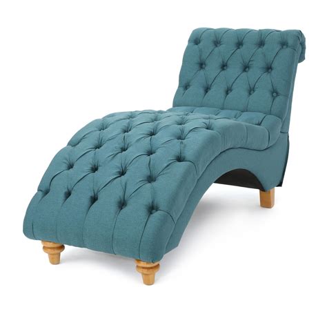 Shop with afterpay on eligible items. Rhodes Upholstered Chaise Lounge - Dark Teal - Christopher ...